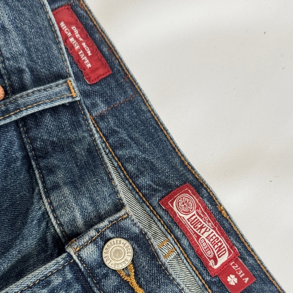 Lucky Brand Denim Paisley high Rise Drew Mom size 12 - Picture 2 of 7